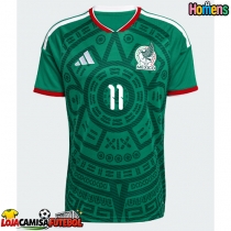 Camisa de Futebol México Santiago Gimenez #11 Equipamento Principal Mundo 2026 Manga Curta